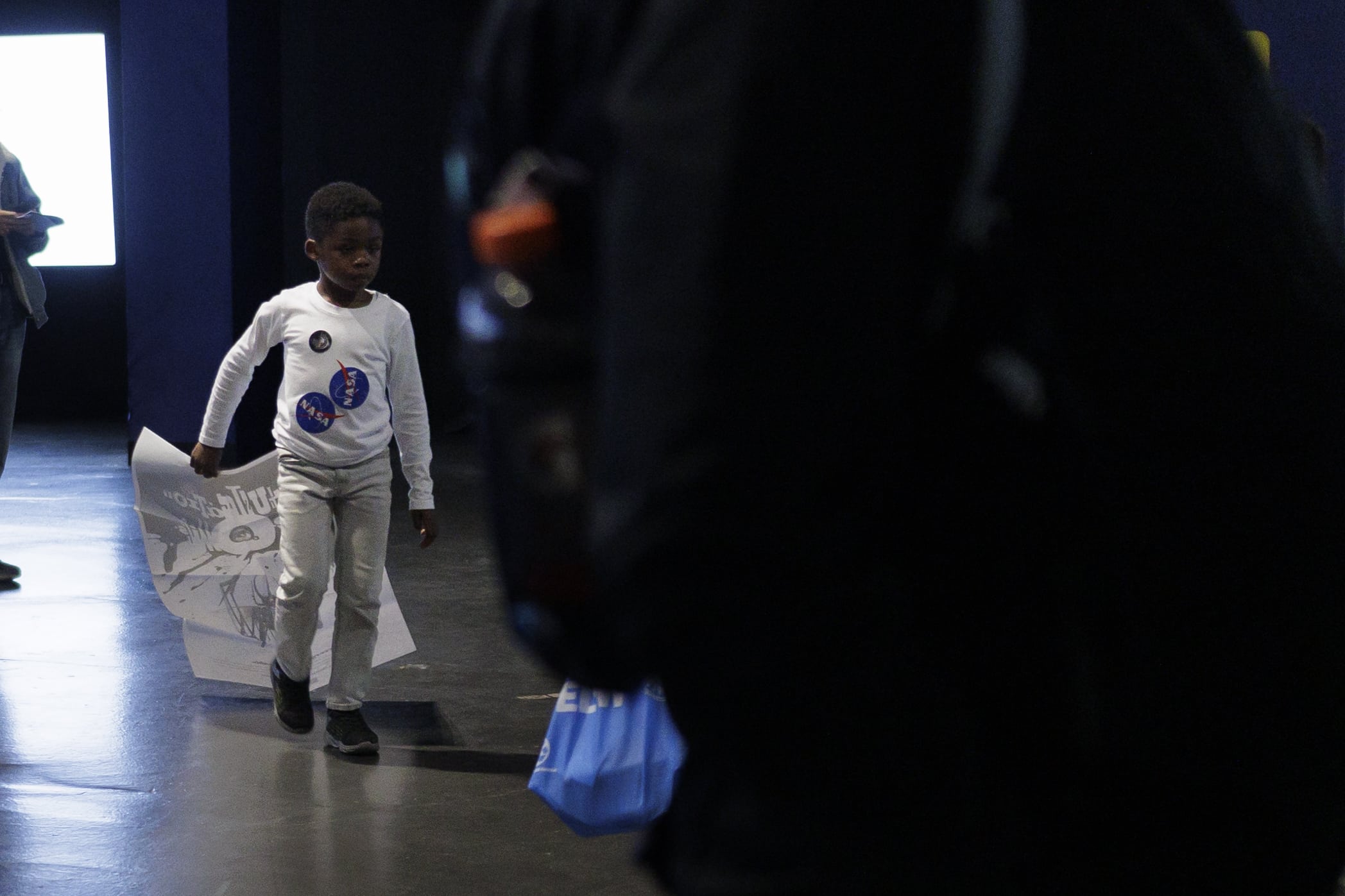Ziven Kazeem explores the Space Shuttle Pavilion.